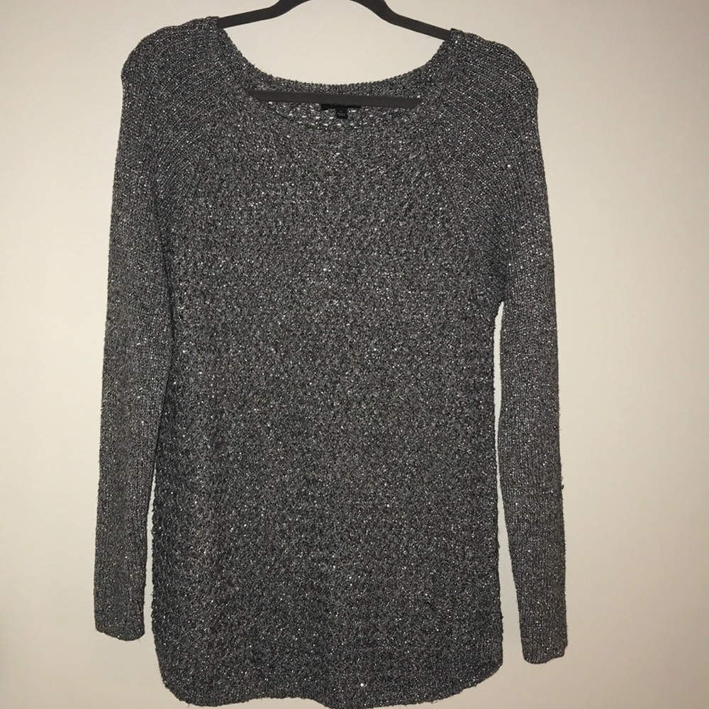 Sparkly grey APT. 9 sweater